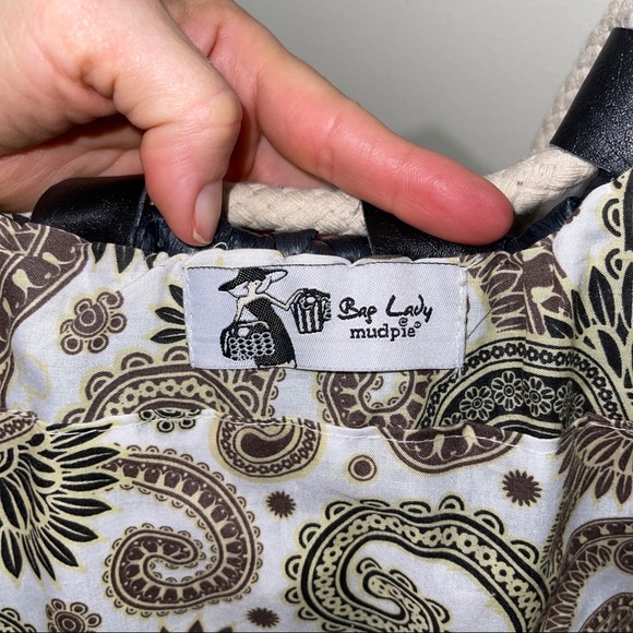 EUC Bag Lady Mudpie Cornhusk Bag Navy - Picture 6 of 6